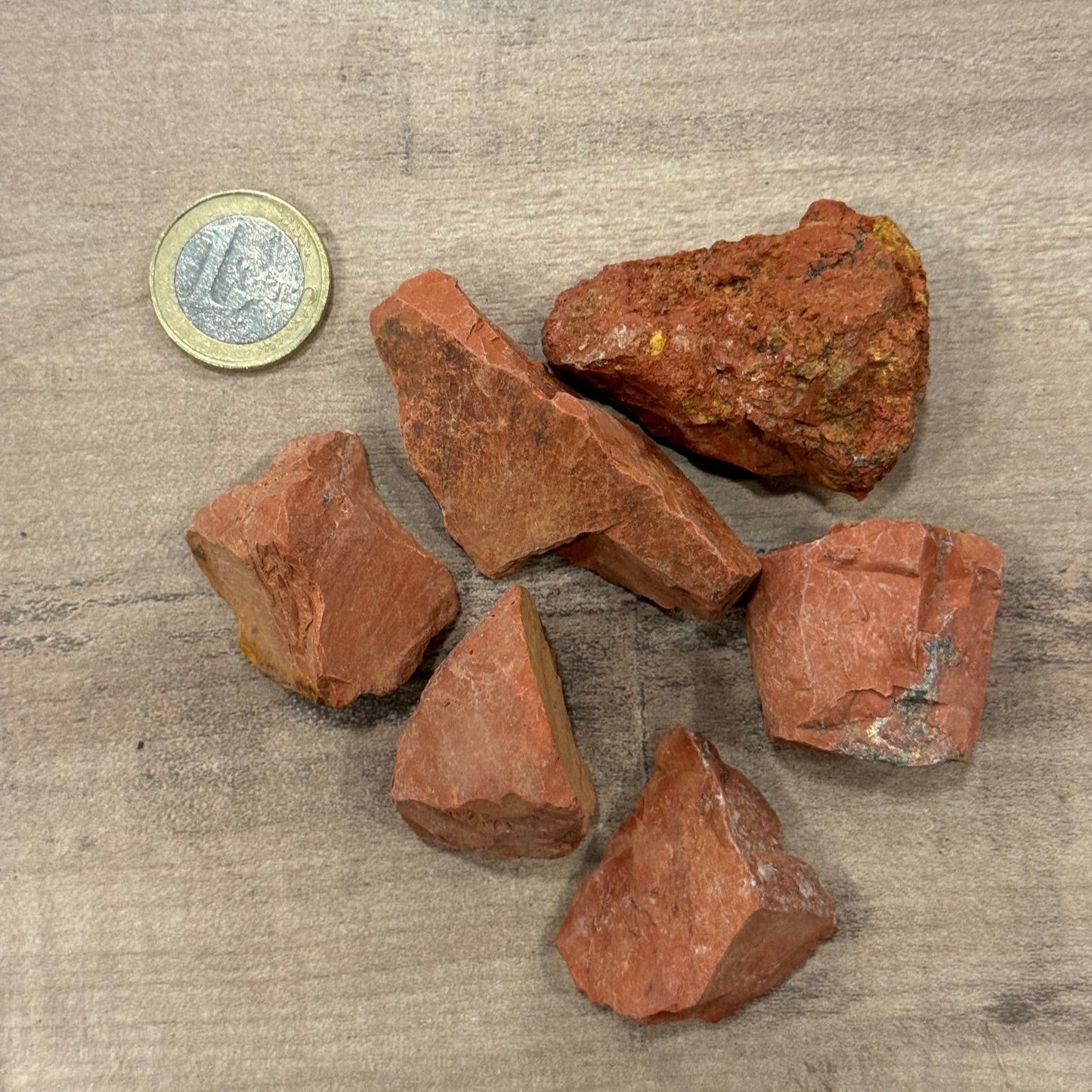Jaspis rot Rohsteine | 125 g