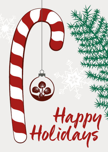 Klappkarte "Happy Holidays", 10,5 cm x 14,8 cm