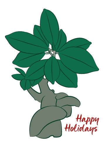 Klappkarte "Happy Holidays", 10,5 cm x 14,8 cm