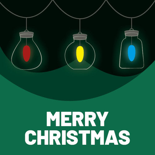 Klappkarte "Merry Christmas", 14,8 cm x 14,8