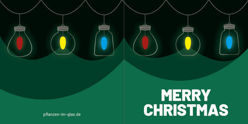 Klappkarte "Merry Christmas", 14,8 cm x 14,8