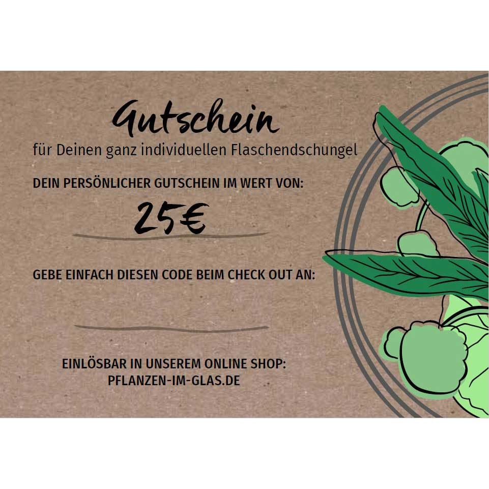 Gutscheincode für den Onlineshop (digital)