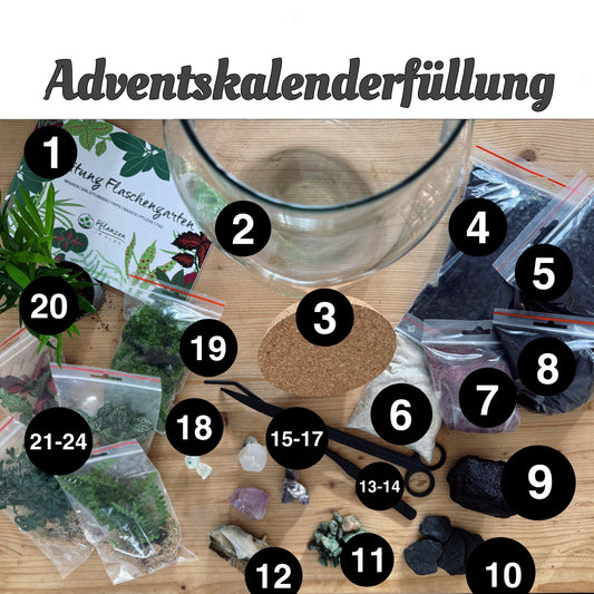 Füllung für einen Adventskalender (ohne Verpackung)
