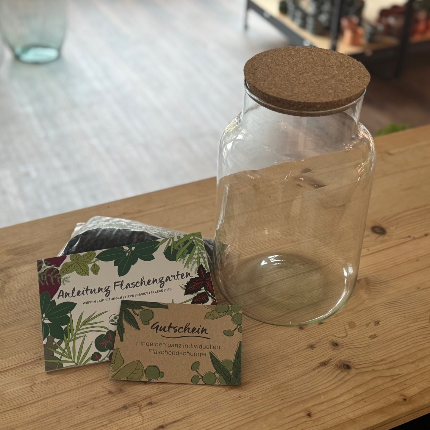 Individuelles Flaschengarten DIY Geschenkset 'Barmbek Groß'