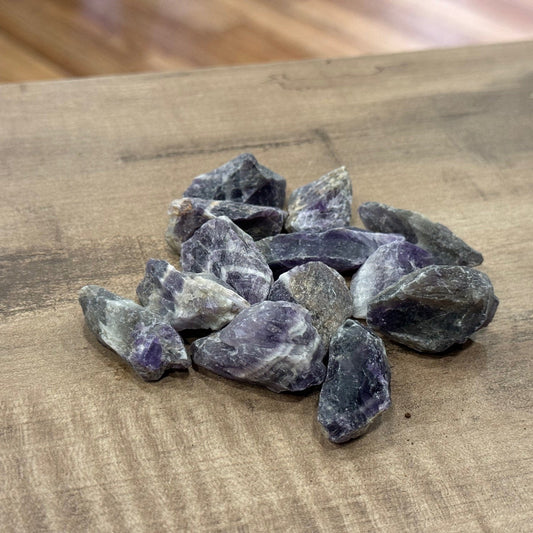 Amethyst Chevron Rohsteine | 125 g