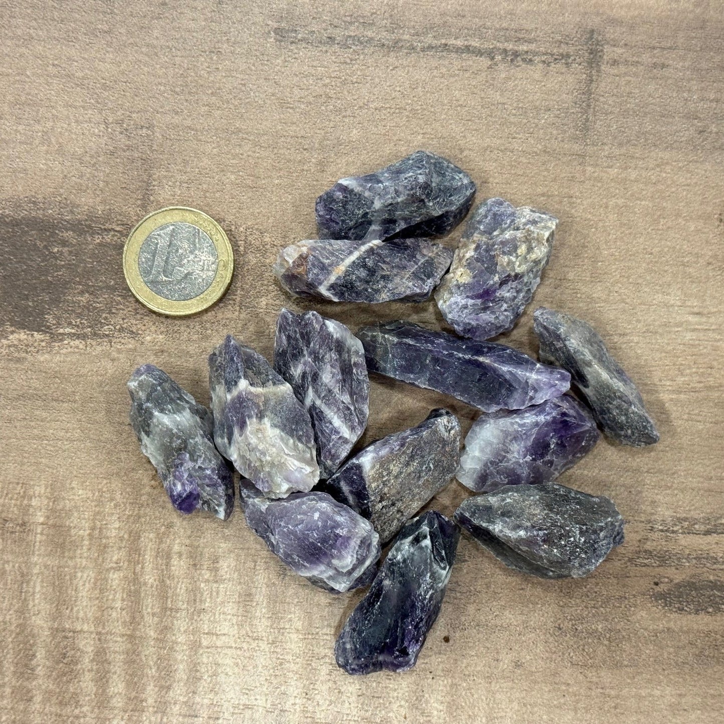 Amethyst Chevron Rohsteine | 125 g