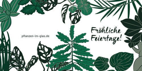Klappkarte "Fröhliche Feiertage", 9,8 cm x 9,8 cm
